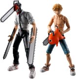 **Pre-Order** Chainsaw Man Denji and Chainsaw Man Makes Pose Bandai Action Figure