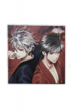 Samurai Love Ballad: Saizo & Yukimura Team-Up Stretched Canvas Portrait