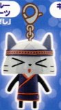 Monster Hunter White Cat Kitchen Outfit Chara Mascot Fastener