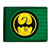 Marvel Iron Fist Logo Green Bifold Wallet