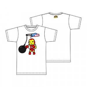 Tokidoki X Marvel Iron Boxer White T-Shirt