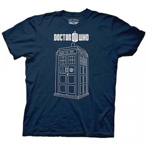 Doctor Who Tardis Outline T-Shirt
