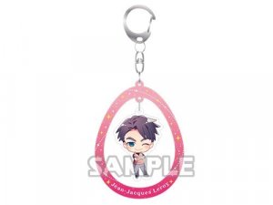 Yuri On Ice Jean-Jacques Leroy Spinning Key Chain