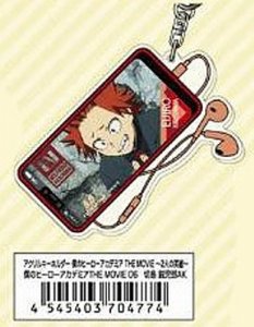 My Hero Academia Kirishima Eijiro Phone and Earbuds Acrylic Key Chain