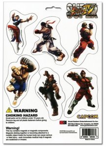 Street Fighter Magnet Set