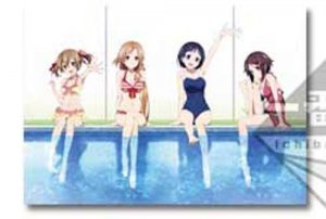 Sword Art Online Girls at the Pool Poster Ichiban Kuji 2 E Prize