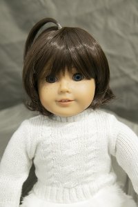 Doll Wig Lucy - Chocolate Brown