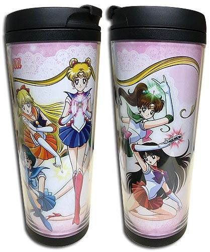 Sailor Moon Transformation Wand Glass Cup Ichiban Kuji E Prize Anime Mug NEW