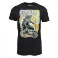 Godzilla Poster Black T-Shirt