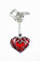 Zelda Platinum Heart Inspired Necklace by The Pixel Smithy