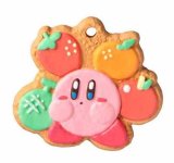 Kirby with Fruit Cookie Charm Key Chain