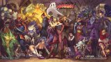 Darkstalkers Group Playing Card Play Mat Mouse Pad