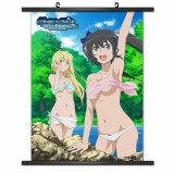 Is it Wrong to Pick Up Girls in a Dungeon Hestia and Ais Wall Scroll Poster