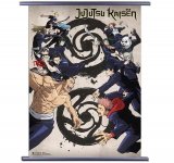 Jujutsu Kaisen School Battle Wall Scroll Poster