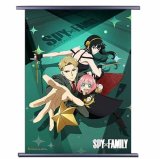 Spy X Family Group Reaching for Star Wall Scroll Poster