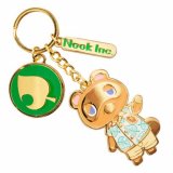 Animal Crossing Tom Nook Metal Key Chain