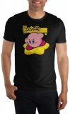 Nintendo Kirby on a Star Black T-Shirt