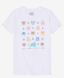 Animal Crossing Icons White Adult Men's T-Shirt