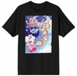 Nintendo Kirby Parade Adult Men's Black T-Shirt