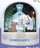 Vocaloid Snow Miku w/ Bear and the Scenery of Hokkaido Snow Globe