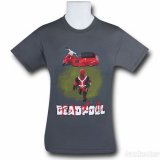 Marvel Deadpool Akira Parody Gray T-Shirt
