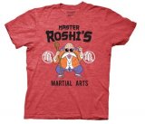 Dragonball Z Master Roshi's Martial Arts Red T-Shirt