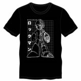Megaman Katakana Grid Black T-Shirt