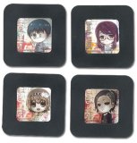 Tokyo Ghoul Chibis 4 Plastic Coaster Set