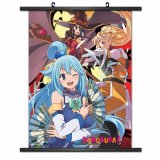 Konosuba Aqua, Megumin and Darkness Wall Scroll Poster