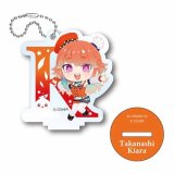 Hololive Takanashi Kiara English Initial Acrylic Charm Key Chain Stand