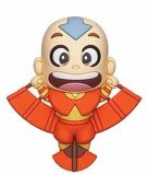 Avatar the Last Airbender Aang Flying Chase Ver. Foam Figural Bag Clip