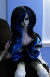 Doll Wig Anya - Black to Blue Fade