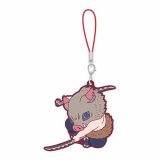 Demon Slayer 2" Inosuke Hashibira Fighting Rubber Mascot Vol. 11 Capsule Phone Strap Key Chain