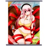 Super Sonico Ribbons Wall Scroll Poster