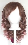 Junko - Auburn Brown and Cotton Candy Pink
