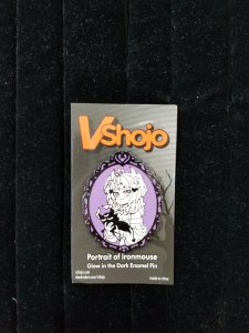 VShojo Ironmouse Portrait Pin Glow in the Dark Ver.