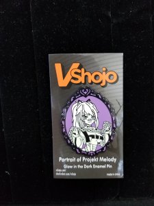 VShojo Projekt Melody Portrait Pin Glow in the Dark Ver.