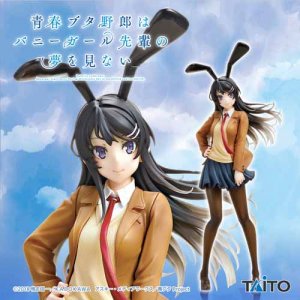 Rascal Does no Dream of Bunny Girl Senpai Sakurajima Mai School Uniform Taito Figure