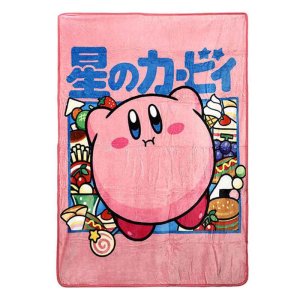 Nintendo Kirby Inflated Fleece Throw Blanket