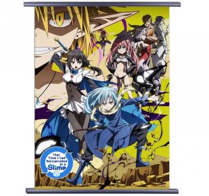 That Time I Got Reincarnated as a Slime Action Group Wall Scroll Poster
