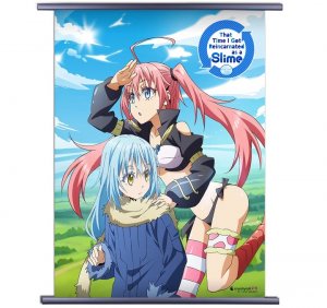 That Time I Got Reincarnated as a Slime Milim and Rimuru Wall Scroll Poster