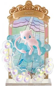 Pokemon Mew Stained Glass Collection Trading Figure