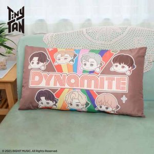 BTS 25'' x 15'' Dynamite Group Tiny Tan Pillow