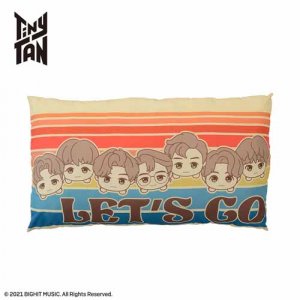 BTS 25'' x 15'' Dynamite Group Tiny Tan Pillow