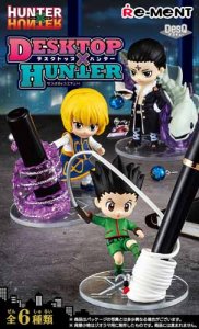 RE-MENT Hunter x Hunter DesQ Desktop HUNTER Mini Figure Killua Paper Clip Holder