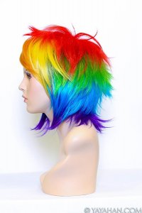 Short Rainbow Wig - Designed By Yaya Han