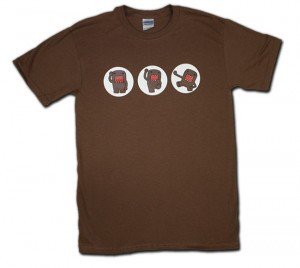 Domo-kun 3 Circles T-Shirt