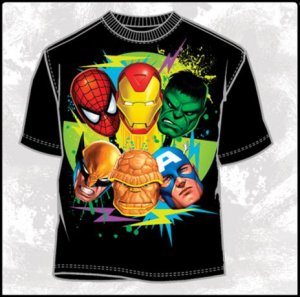 Marvel Six Color Team Up T-Shirt