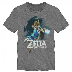 Zelda Breath of the Wild Gray Link Adult Men's T-Shirt