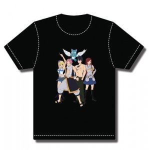 Fairy Tail Group Black Men's T-Shirt